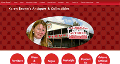 Desktop Screenshot of karenbrownantiques.com